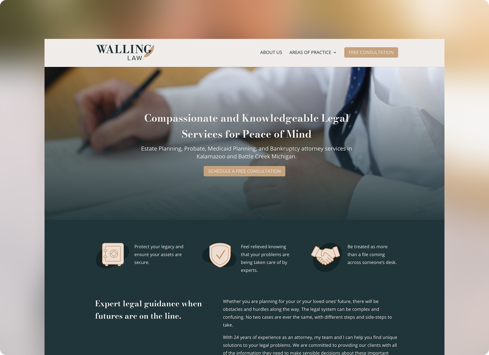 Walling-Law-Website-Design